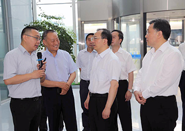 国务委员、国务院秘书长， 时任江苏省委书记吴政隆调研ng电子游戏科技